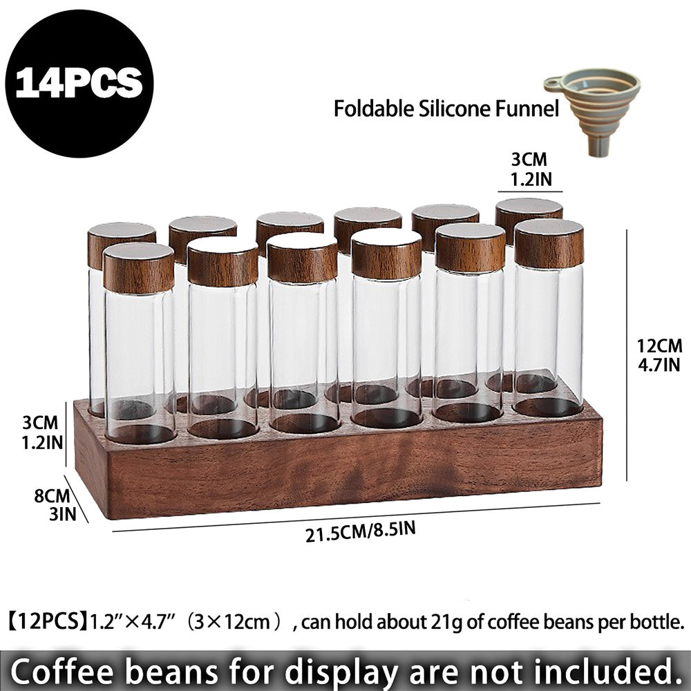 Coffee Bean Storage 12 Tubes Multipurpose