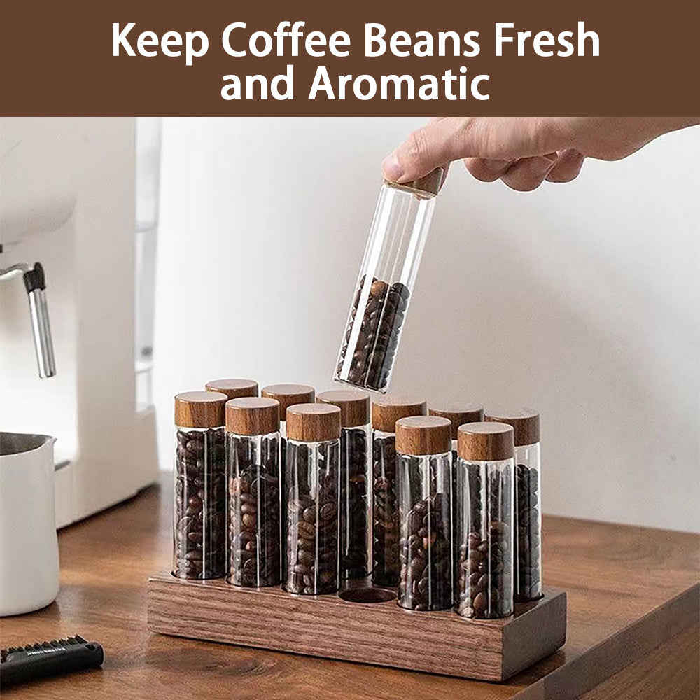 Coffee Bean Storage 12 Tubes Multipurpose