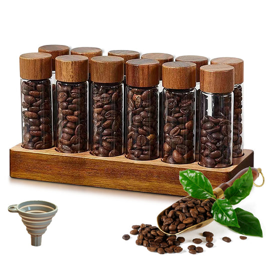 Coffee Bean Storage 12 Tubes Multipurpose